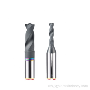 CVD Diamond Coated Drill Bit untuk pemesinan grafit/CFP